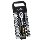 Wholesale - 21pc Socket Set - Black, UPC: 849808005684
